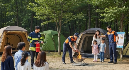 소방청, 캠핑장에서 화재 안전 강조해야... 3년간 25명 사상자 발생