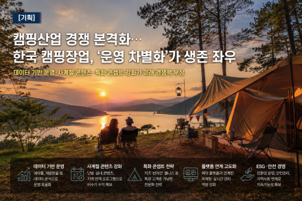 [기획] 캠핑산업 경쟁 본격화… 한국 캠핑장업, 운영 차별화가 생존 좌우