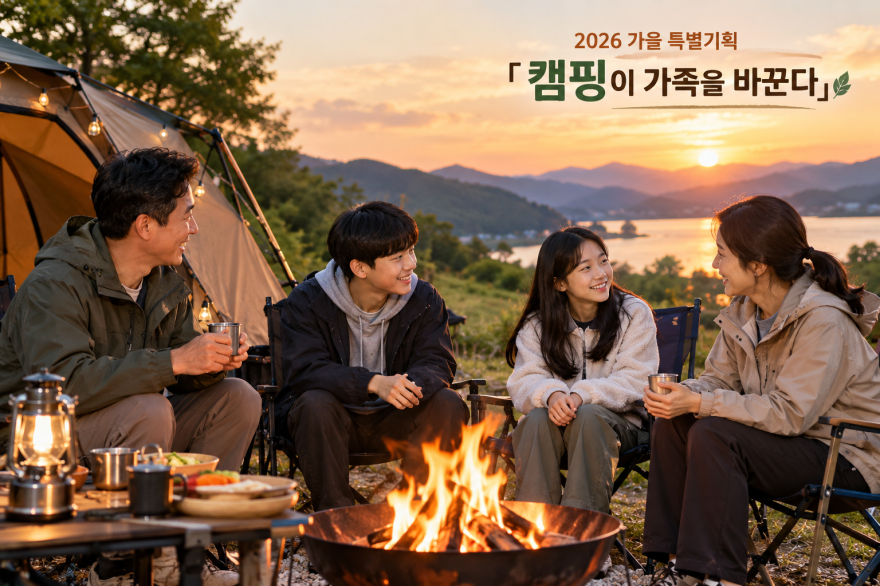 2026 가을 특별기획 「캠핑이 가족을 바꾼다」① 사춘기 아이들과 멀어질수록 캠핑이 필요한 이유